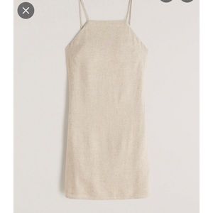 Abercrombie & Fitch Open Back Slip Mini Dress